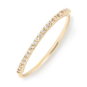 Gorjana Shimmer Bar Ring in Gold